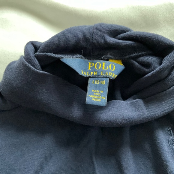 Set of 2 pcs Polo by Ralph Lauren Black Cotton-Modal Turtleneck - Picture 5 of 6